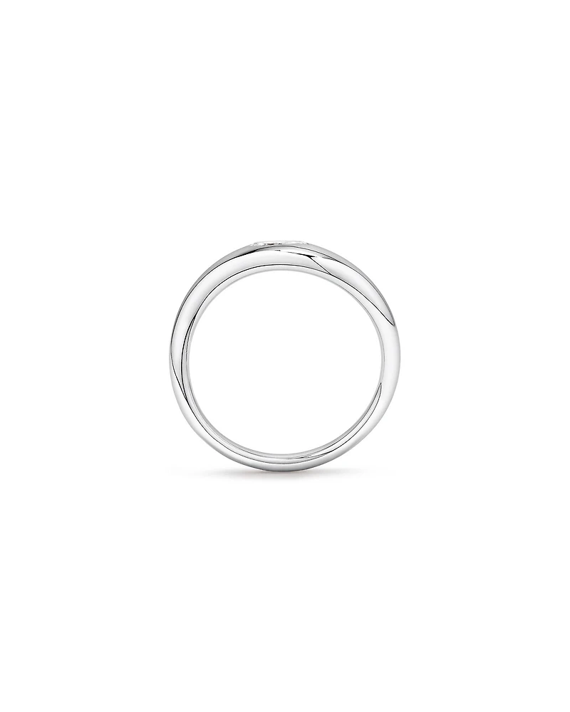 0,20 carat TW bague tourbillon avec diamant de laboratoire taille marquise en argent sterling
