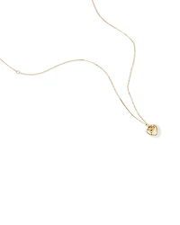 Petit pendentif de cœur en relief en or jaune 10 K