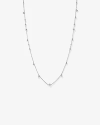 Collier à perles en argent sterling de 60 cm