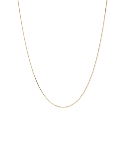 45cm (17") 1.05mm Width Solid Diamond Cut Curb Chain in 10kt Yellow Gold