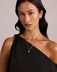 2.00 Carat TW Laboratory-Grown Diamond Pear Solitaire Pendant in 10kt Yellow Gold
