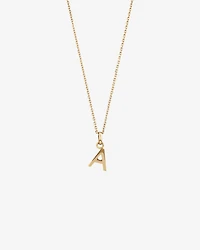 A Initial Pendant in 10kt Yellow Gold