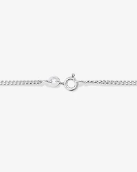 Chaîne à maillons gourmette en argent sterling de 50 cm, largeur de 1,5 à 2 mm