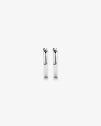 Créoles polies 12 mm en argent sterling