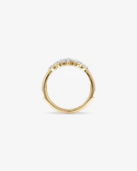 Bague amplificatrice avec 0,33 carat TW de diamants en or jaune 14kt