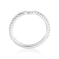 Alliance en or blanc 18 K à diamants totalisant 0,28 ct Sir Michael Hill Designer