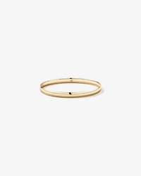 Bracelet ovale solide de 65 mm (2,5") de largeur 5.7 mm en or jaune 10 carats