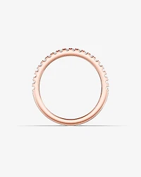 Wedding Band with 0.34 Carat TW of Diamonds in 14kt Rose Gold