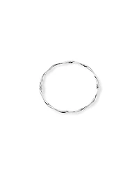 Bracelet torsadé en or blanc 10 carats