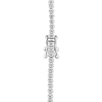Bracelet tennis en diamants cultivés en laboratoire TW de 0,90 carat serti en or blanc 10 carats