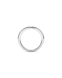 Alliance Duo avec Diamants Ronds Brillants de 0,05 Carat TW en Or Blanc 18 kt