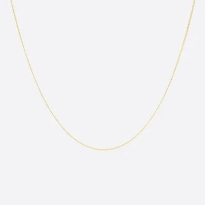 45cm (18") Curb Chain in 10kt Yellow Gold