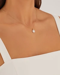 Pendentif Stardust en or jaune 10 K et rhodium avec diamants totalisant 0,55 ct