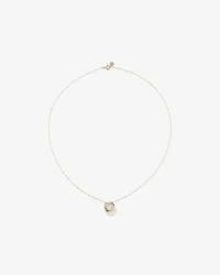 Lume Lab Swirl Pendant with 0.60 Carat TW of Laboratory-Grown Diamonds in 10kt Yellow Gold