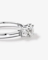 Bague en or blanc 14 carats avec diamants Signature 101 de 1,00 carat TW