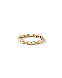 Signature Connect Curve Diamond Ring in 10kt Yellow Gold