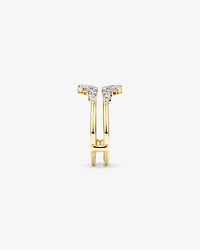 Enhancer Ring with 0.33 Carat TW of Diamonds in 14kt Yellow Gold