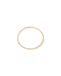 0.68 Carat TW Diamond Row Flex Bangle in 10kt Yellow Gold