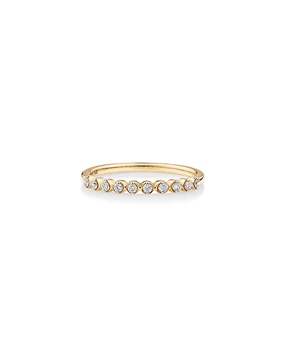 Wedding Ring with 0.15 Carat TW Diamonds in 14kt Yellow Gold
