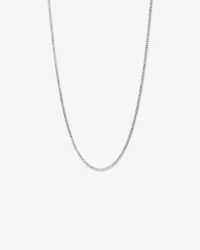 Chaîne gourmette en argent sterling de 60 cm, largeur de 3,4 mm