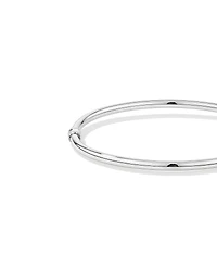 60mm Hollow Tube Bangle in Sterling Silver