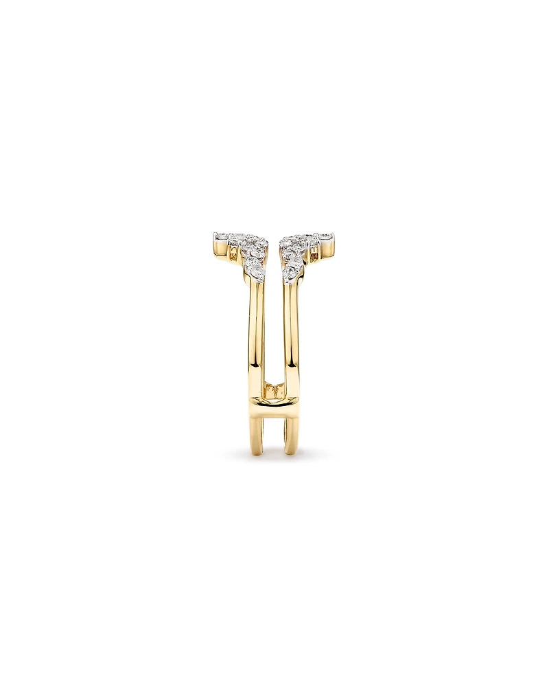 Enhancer Ring with 0.33 Carat TW of Diamonds in 14kt Yellow Gold