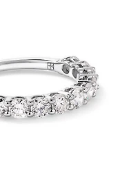 1.00 Carat TW Round Brilliant Laboratory-Grown Diamond Wedding Band in 14kt White Gold
