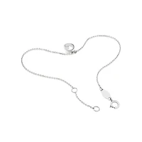 19cm (7.5") G Initial Bracelet in Sterling Silver