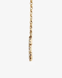 "C" Initial Necklace with 0.10 Carat TW of Diamonds in 10kt Yellow Gold