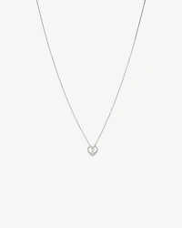Pendentif cœur Infinitas en argent sterling avec diamants