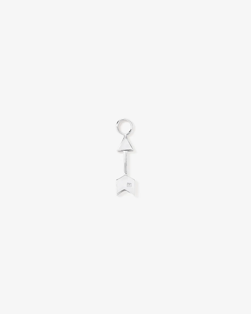Arrow Single Earring Charm in Sterling Silver