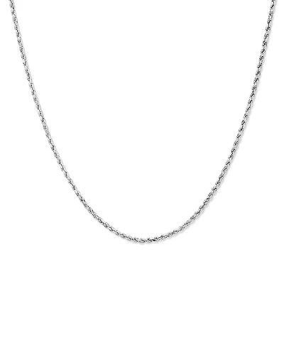 Chaîne torsadée de 55 cm (21,6 po) en argent sterling