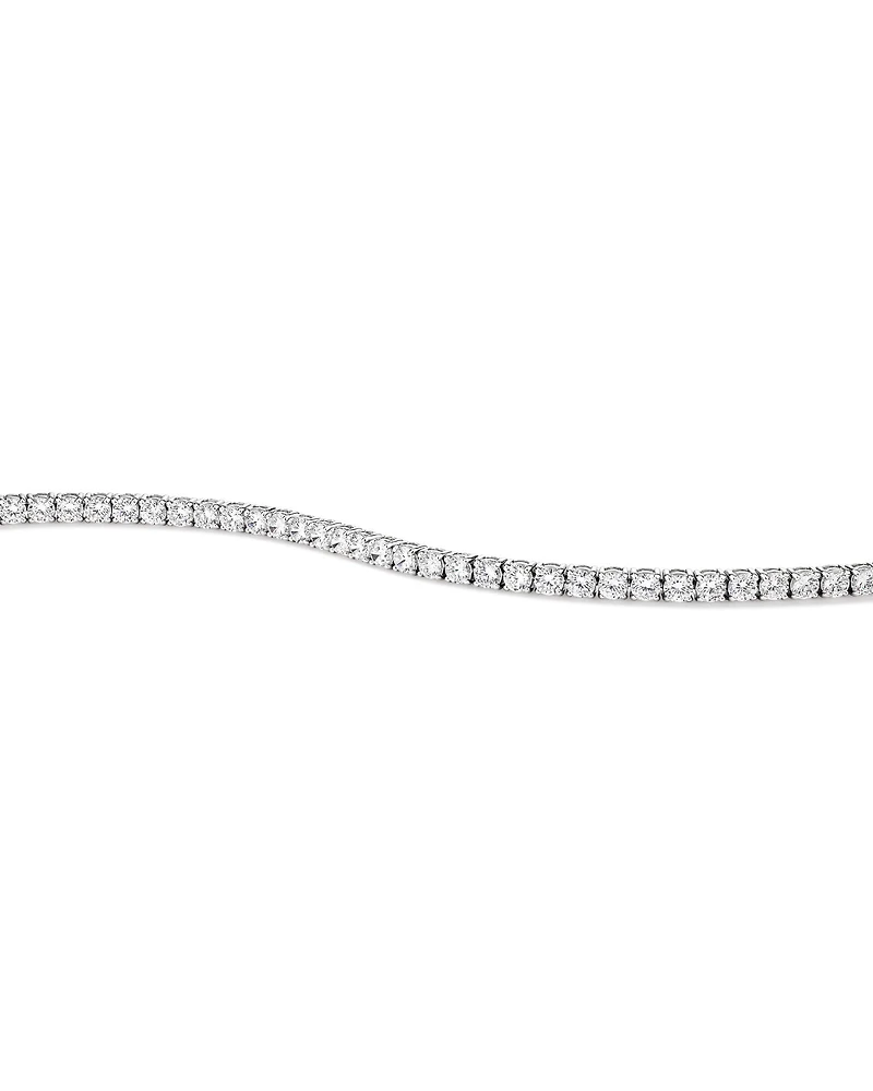 Bracelet rivière en argent sterling avec zircon cubique
