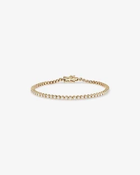 1,80 carat TW bracelet tennis avec diamants de laboratoire en or jaune 10 kt