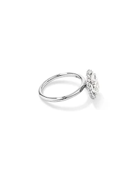 2.34 Carat TW Oval Cut Laboratory-Grown Diamond Halo Engagement Ring in 14kt Gold