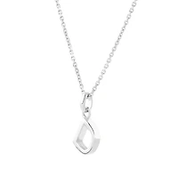 "D" Initial Pendant in Sterling Silver