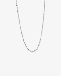 Chaîne gourmette en argent sterling de 60 cm, largeur de 3,4 mm