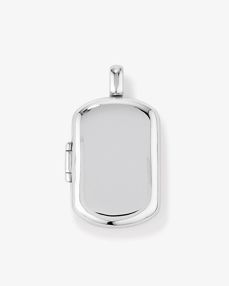 Pendentif Médaillon INXS By My Side avec Chaîne en Argent Sterling Recyclé