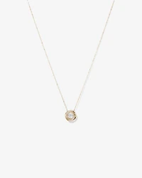 Lume Lab Swirl Pendant with 0.60 Carat TW of Laboratory-Grown Diamonds in 10kt Yellow Gold