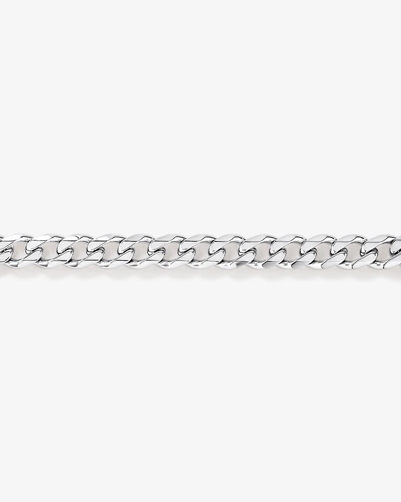 Bracelet Gourmette de 14.8mm en Argent Sterling