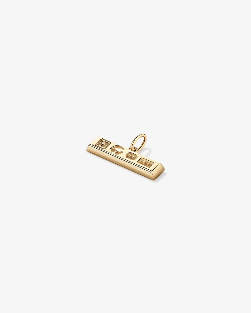 Ingot Pendant in 10kt Yellow Gold