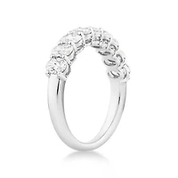 Ring with 1.17 Carat TW Laboratory Grown Diamonds in 14kt White Gold