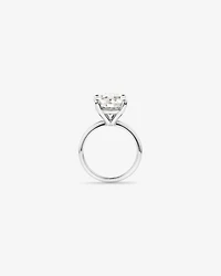 5,00 Carats Poids Total Bague De Fiançailles Solitaire En Diamant Rond Brillant Cultivé En Laboratoire, En Platine