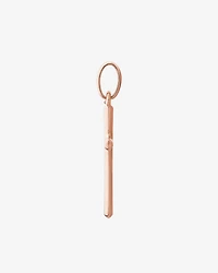 Pendentif en forme de croix en or rose 10 K
