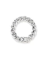 14.8mm Curb Bracelet in Sterling Silver