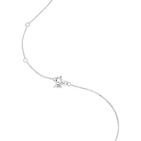 0.60 Carat TW Laboratory-Grown Diamond Stud Earrings & Pendant Set 10kt White Gold