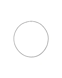 Chaîne en argent sterling oxydé de 65 cm (25 po)