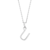 Pendentif « U » en argent sterling