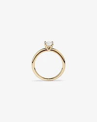 Bague de fiançailles solitaire ronde en diamant brillant de laboratoire TW de 0,70 carat en or jaune 14 carats