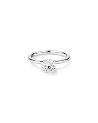Carat TW Round Brilliant Laboratory-Grown Diamond Solitaire Engagement Ring in 14kt Gold